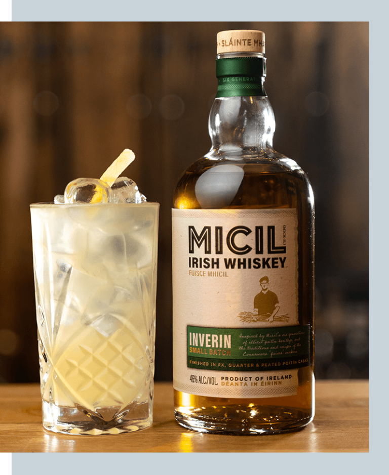 Inverin Highball Cocktail with Inverin Irish Whiskey