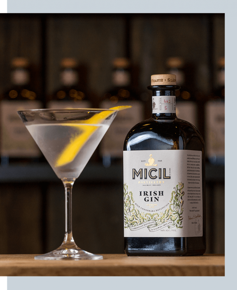 Micil Martini Cocktail with Micil Irish Gin