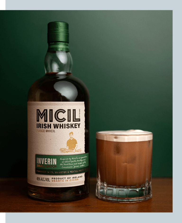 Bog Warrior Micil Distillery Cocktail with Inverin Small Batch Whiskey