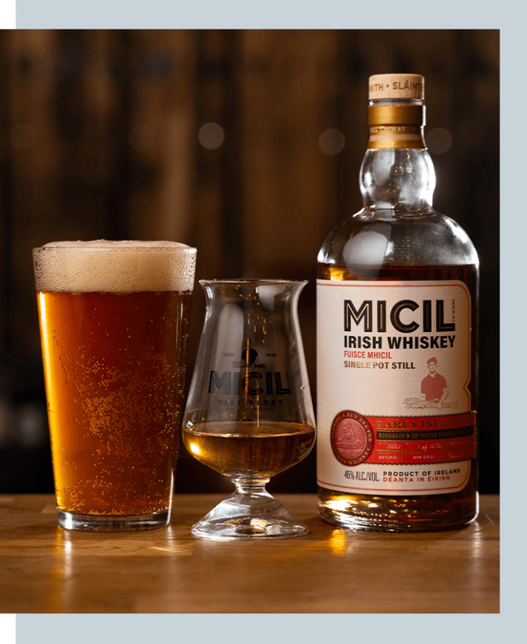 Earls Island Ale Micil Perfet Serves with Earls Island Whiskey