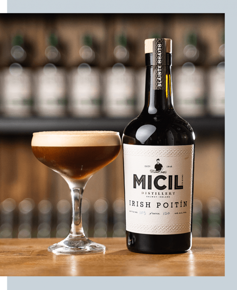 Micil Espresso Martini Cocktail with Micil Irish Poitín
