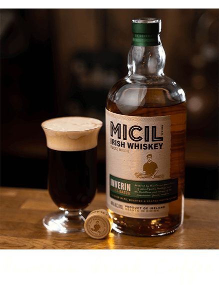 Inverin Irish Coffee cocktail