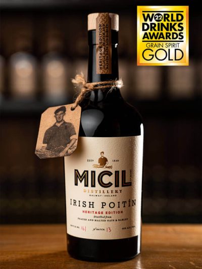 Micil Heritage Poitín World Drinks Awards Stamp